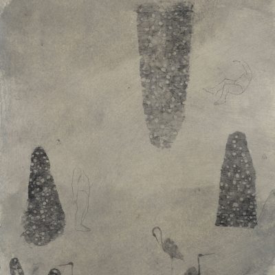 Bertaglia Elisa_Metamorphosis 1 (2014) - Olio, carboncino e grafite su carta - 29.5x20.5cm_Fronte